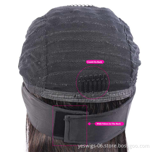 Selling Wholesale Fashion 150% Density With human hair wig Non lace Headband human hair Wig for black women peruvian glueless